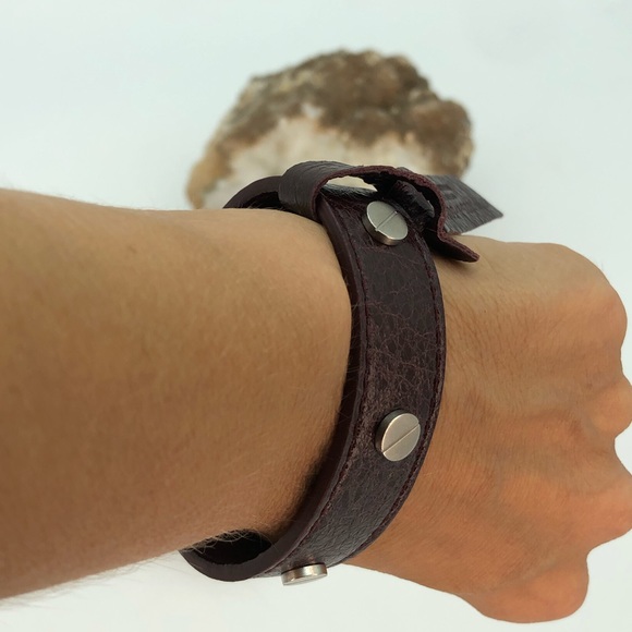 Balenciaga Leather Classic Sid Bracelet - Picture 6 of 10